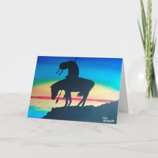 Blank greeting card