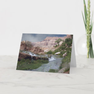 Blank Greeting Card, Unspoiled Waterfall Card
