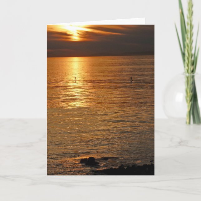 Blank greeting card with photo of Laguna Beach (Front)