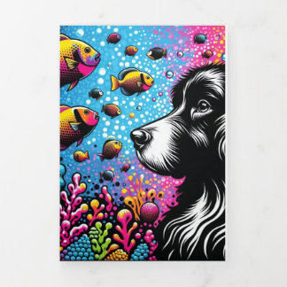 Blank Greeting card with Pop Art design Truffle