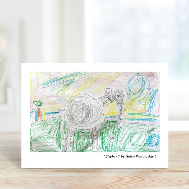 Blank Greeting Cards with Custom Kids Artwork (Creator Uploaded)