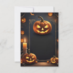 Blank Halloween Invitation Card