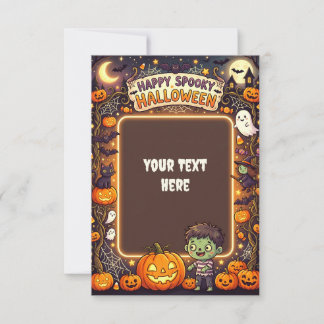 Blank Halloween Invitation Card 2026 #5
