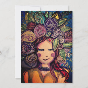 Blank happy card