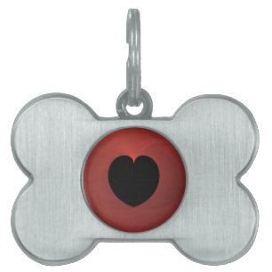 Blank Heart Pet Tag