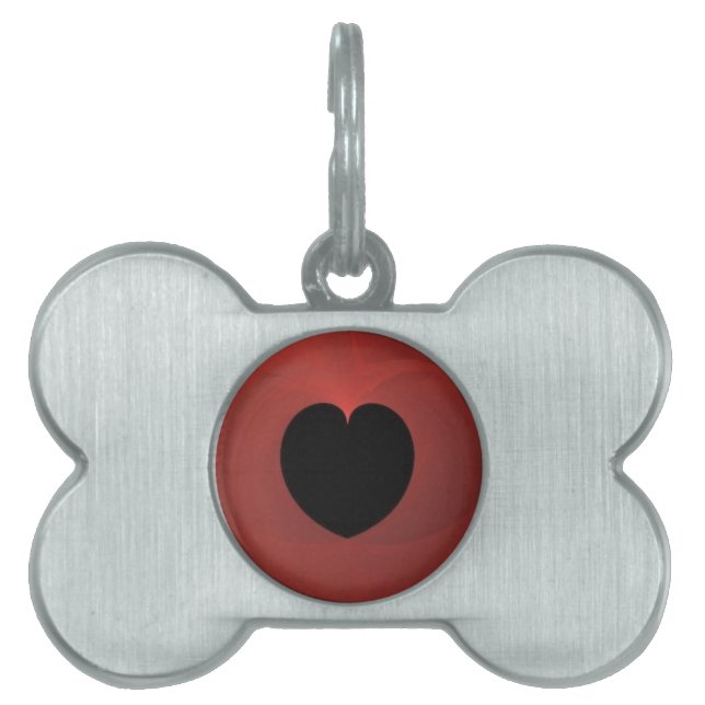 Blank Heart Pet Tag (Front)