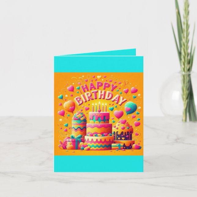 Blank Inside Birthday Card (Front)