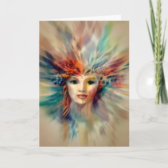 Blank inside/Cosmic Priestess of Completion Z-A Card (Front)