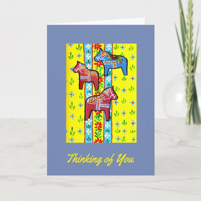 Blank Inside Thinking of You Card (Front)