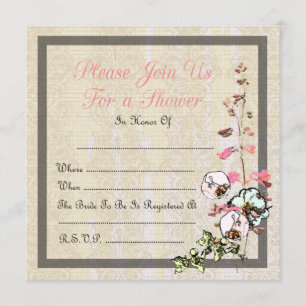 Blank Japanese Tea Garden Wedding or Shower - Invitation