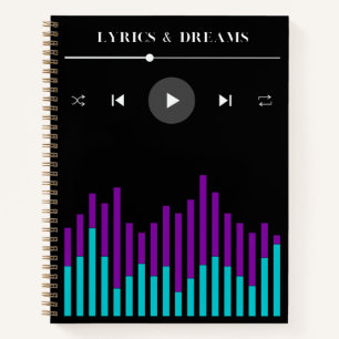 Blank Lyrics Notebook