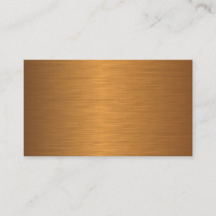 Blank Metallic Business Cards