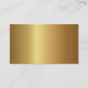 Blank Metallic Business Cards