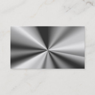 Blank Metallic Looking Business Cards
