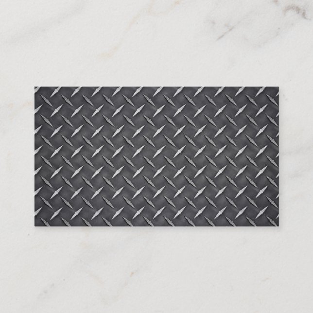 Blank Metallic Looking Business Cards (Front)