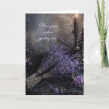 Blank Moody, Elegant Lavender Floral Editable