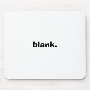 blank. mouse pad