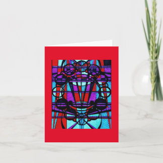 Blank Note Card (Art Deco/Steampunk)