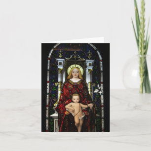 Blank Note Card—Madonna and Child Card
