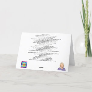 Blank Note Card Mug Bubbles of Love