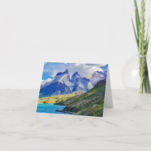 Blank Note Card - Patagonia Frontier Landscape