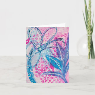 Blank notecard