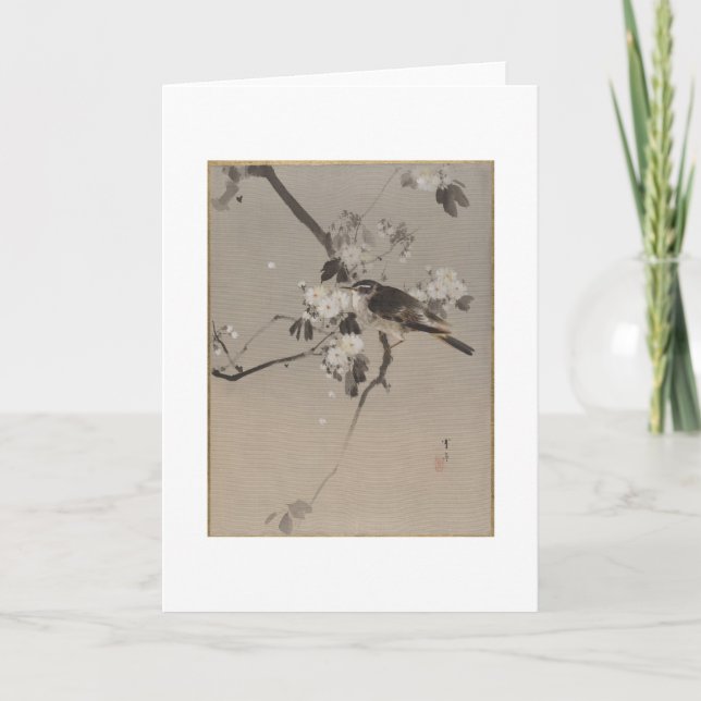 BLANK NOTECARD WITH JAPANESE BIRD (Front)