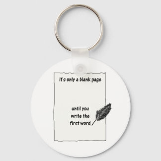 BLANK PAGE KEY RING