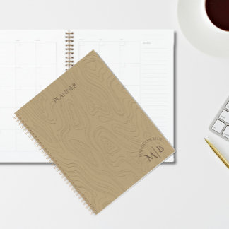 Blank Personalised Spiral-Bound Hardcover Planner