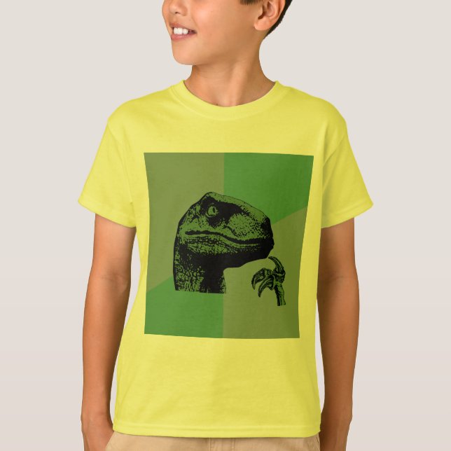 Blank Philosoraptor T-Shirt (Front)