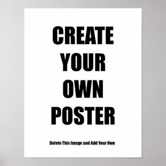 Blank Poster 11x14" DIY For Wall Decor