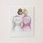 BLANK Puzzle Brunette Bun Bride Blonde Bun Matron