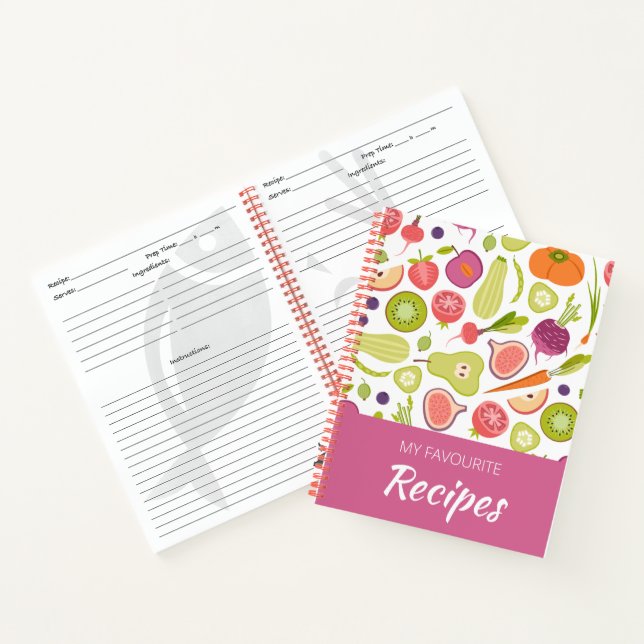 Blank Recipe Cook Book To Write In (Inside)