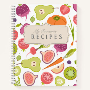 Blank Recipe Cook Book To Write In