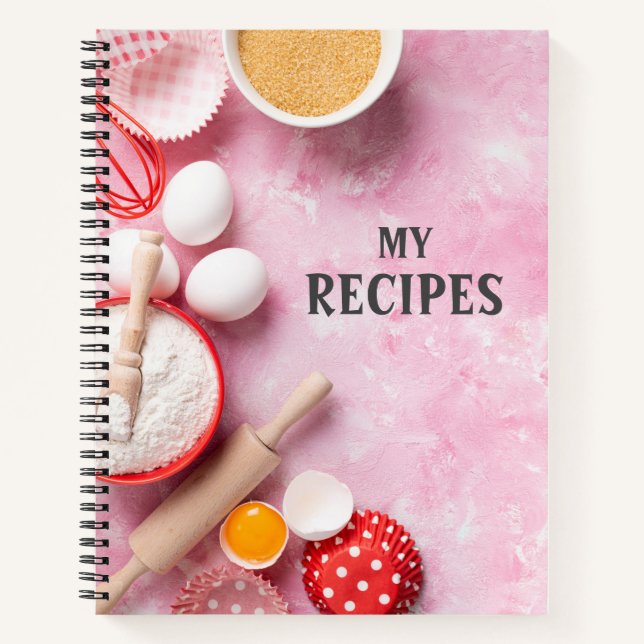 Blank Recipe Cook Book To Write In (Front)