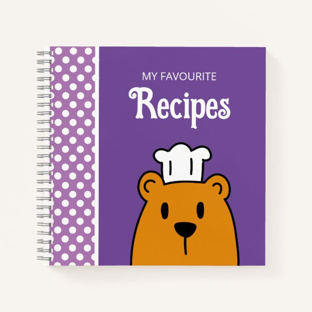 Blank Recipe Cook Book To Write In (Front)