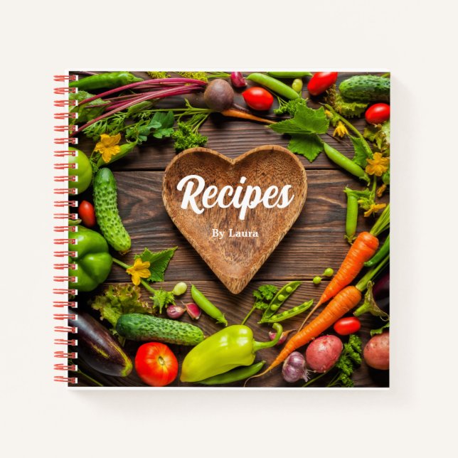 Blank Recipe Cook Book To Write In (Front)