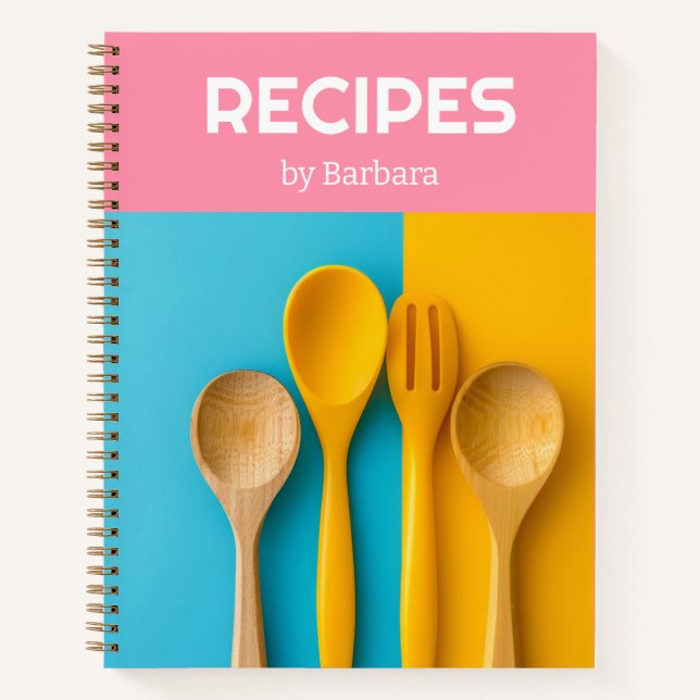 Blank Recipe Notebook (Front)