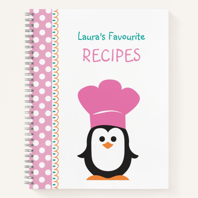 Blank Recipe Notebook To Write In (Front)