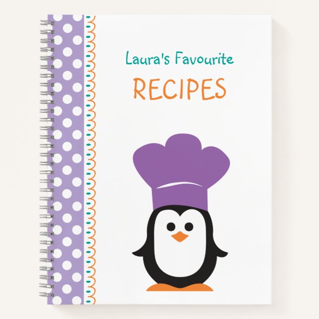 Blank Recipe Notebook To Write In (Front)