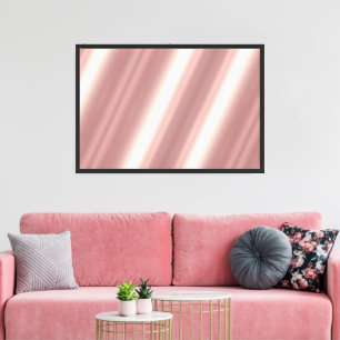 Blank Rose Gold Background For Your Photo Custom Canvas Print