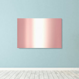 Blank Rosegold Background Upload Your Photo to Canvas Print