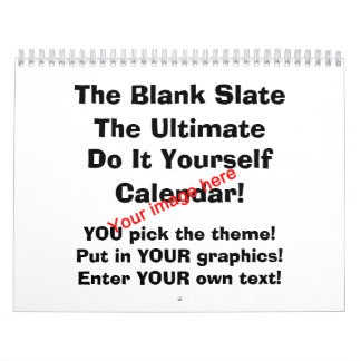 Blank Slate Calendar