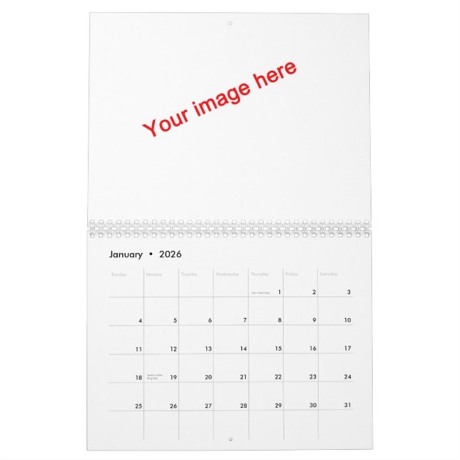 Blank Slate Calendar (Jan 2026)