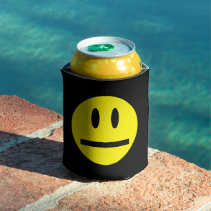 Blank Smile Face  Can Cooler