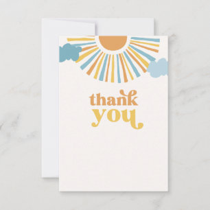 Blank Sun Thank You Card