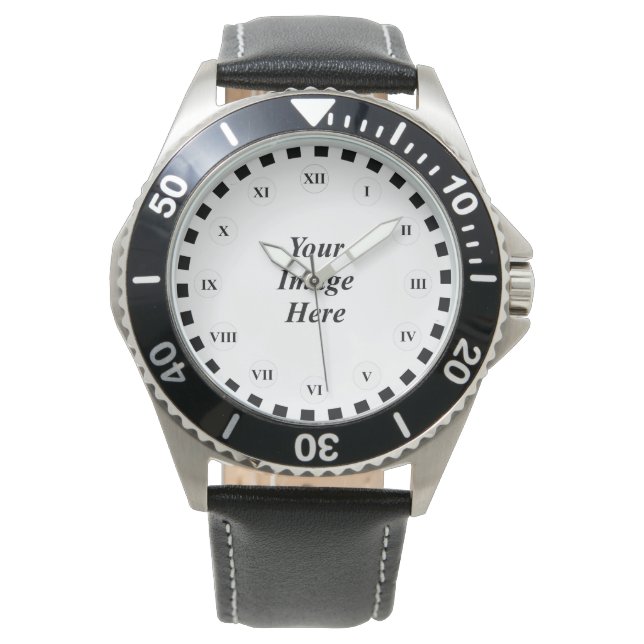 Blank Template (Roman Face) by Kenneth Yoncich Watch (Front)