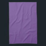 Blank Template Solid Colour Purple Custom Add Text Tea Towel<br><div class="desc">Custom Create Your Own Upload Add Your Monogram Initial Photo or Logo Text Name Elegant Modern Cute Kitchen & Dining / Table & Kitchen Linens/ Blank Template Purple Solid Colour Kitchen Towel.</div>