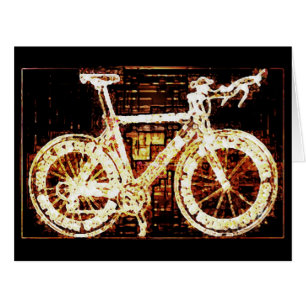 Blank Unisex Bicycle Art All-Occasion Card