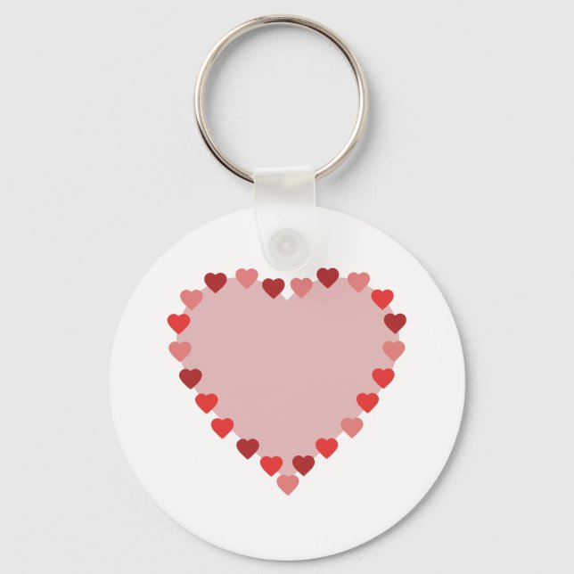 Blank Valentine's Day Key Ring (Front)